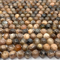 Black Moonstone Beads