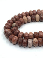 Brown Jasper Rondelle Beads