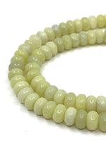 Lemon Jade Rondelle Beads