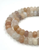 Pink Aventurine Rondelle Beads