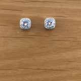 Cubic Zirconia Bridal Earrings, 18K Plated | Fashion Jewellery Outlet | Fashion Jewellery Outlet