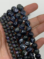 Grey Green Mother of Pearl Beads