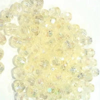 Acrylic Loose Bead, Ivory AB | Fashion Jewellery Outlet | Fashion Jewellery Outlet