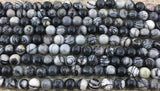 4mm Black Stone Beads | Fashion Jewellery Outlet | Fashion Jewellery Outlet