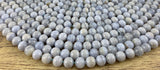 10mm Blue Lace Agate Bead | Fashion Jewellery Outlet | Fashion Jewellery Outlet