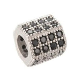 Micro CZ Pave Tube Bead | Fashion Jewellery Outlet | Fashion Jewellery Outlet