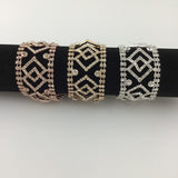 Rose Gold Rhinestone Bracelet | Fashion Jewellery Outlet | Fashion Jewellery Outlet