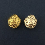 Alloy Gold Lion Bead | Bellaire Wholesale | Fashion Jewellery Outlet