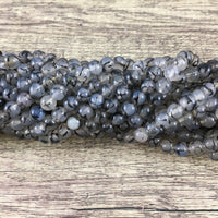 8mm Black Dragon Agate Bead | Fashion Jewellery Outlet | Fashion Jewellery Outlet