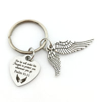 For He will order Psalm 91:11... Custom Keychain | Fashion Jewellery Outlet | Fashion Jewellery Outlet