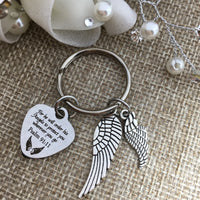 For He will order Psalm 91:11... Custom Keychain | Fashion Jewellery Outlet | Fashion Jewellery Outlet