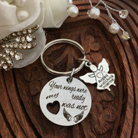 Your Wings were ready my... Custom Keychain | Fashion Jewellery Outlet | Fashion Jewellery Outlet