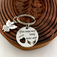Your Wings were ready my... Custom Keychain | Fashion Jewellery Outlet | Fashion Jewellery Outlet