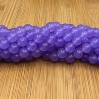 8mm Light Purple Jade Bead | Fashion Jewellery Outlet | Fashion Jewellery Outlet