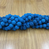 6mm Teal Blue Lava Bead | Fashion Jewellery Outlet | Fashion Jewellery Outlet