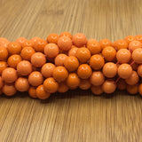 10mm Orange Shell Pearls | Fashion Jewellery Outlet | Fashion Jewellery Outlet