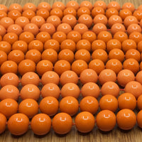 10mm Orange Shell Pearls | Fashion Jewellery Outlet | Fashion Jewellery Outlet