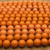 10mm Orange Shell Pearls | Fashion Jewellery Outlet | Fashion Jewellery Outlet