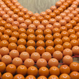 10mm Orange Shell Pearls | Fashion Jewellery Outlet | Fashion Jewellery Outlet