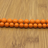 10mm Orange Shell Pearls | Fashion Jewellery Outlet | Fashion Jewellery Outlet