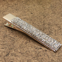 Rose Gold Crystal Rhinestone Stud Hair Clip | Fashion Jewellery Outlet | Fashion Jewellery Outlet