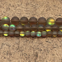 6mm Matte Smoky Mystic Aura Beads | Fashion Jewellery Outlet | Fashion Jewellery Outlet