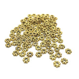 5mm Alloy Antique Gold Daisy Spacer Beads | Fashion Jewellery Outlet | Fashion Jewellery Outlet