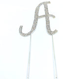 Silver Rhinestone Stud Cake Topper Letters | Fashion Jewellery Outlet | Fashion Jewellery Outlet