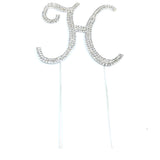 Silver Rhinestone Stud Cake Topper Letters | Fashion Jewellery Outlet | Fashion Jewellery Outlet