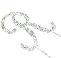 Silver Rhinestone Stud Cake Topper Letters | Fashion Jewellery Outlet | Fashion Jewellery Outlet