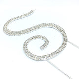 Silver Rhinestone Stud Cake Topper Letters | Fashion Jewellery Outlet | Fashion Jewellery Outlet