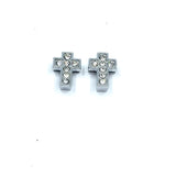 Alloy Slider Rhinestone Cross Slider | Fashion Jewellery Outlet | Fashion Jewellery Outlet