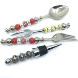 Beadable Decorative Cutlery Wine Stopper | Fashion Jewellery Outlet | Fashion Jewellery Outlet