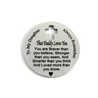 Father Daughter Custom Charm | Fashion Jewellery Outlet | Fashion Jewellery Outlet