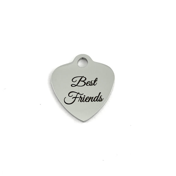 Best Friends Engraved Charm Gift for Friend | Fashion Jewellery Outlet | Fashion Jewellery Outlet