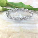 Cubic Zirconia Round Bridal Bracelet | Fashion Jewellery Outlet | Fashion Jewellery Outlet