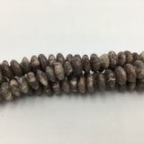 8mm Picture Jasper Disc Bead | Fashion Jewellery Outlet | Fashion Jewellery Outlet