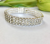 Crystal Rhinestone stretchable bracelet | Fashion Jewellery Outlet | Fashion Jewellery Outlet