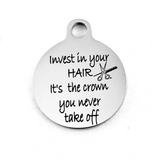 Charm for Hair Quote Custom Charm | Fashion Jewellery Outlet | Fashion Jewellery Outlet