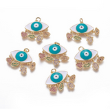 Blue Evil Eye Pave Charm | Fashion Jewelelry Outlet | Fashion Jewellery Outlet