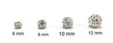 6mm Clear AB Shamballa Bead | Fashion Jewellery Outlet | Fashion Jewellery Outlet