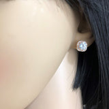 Cubic Zirconia Bridal Earrings, 18K Plated | Fashion Jewellery Outlet | Fashion Jewellery Outlet