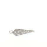 CZ Micro Pave Brass Dagger Charm | Fashion Jewellery Outlet | Fashion Jewellery Outlet