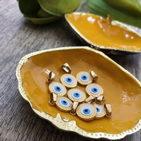 Round Blue Evil Eye Charm | Fashion Jewellery Outlet | Fashion Jewellery Outlet