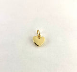 Gold and Rhodium Plated Puffed Heart Charm | Fashion Jewellery Outlet | Fashion Jewellery Outlet