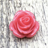 Rose Flower Resin Bead, Pack of 10 | Fashion Jewellery Outlet | Fashion Jewellery Outlet