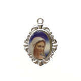 Religious 2 sided Rhodium Assorted Charm | Fashion Jewellery Outlet | Fashion Jewellery Outlet