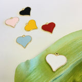 Enamel Heart Charms  | Fashion Jewellery Outlet | Fashion Jewellery Outlet