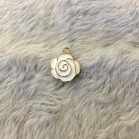 Enamel Rose Pendant | Fashion Jewellery Outlet | Fashion Jewellery Outlet