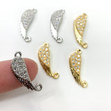 Angel Wing Connector | Fashion Jewellery Outlet | Fashion Jewellery Outlet